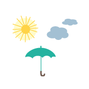 晴れの日と雨の日の虫のようすのちがい